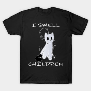 i smell children, funny cat T-Shirt